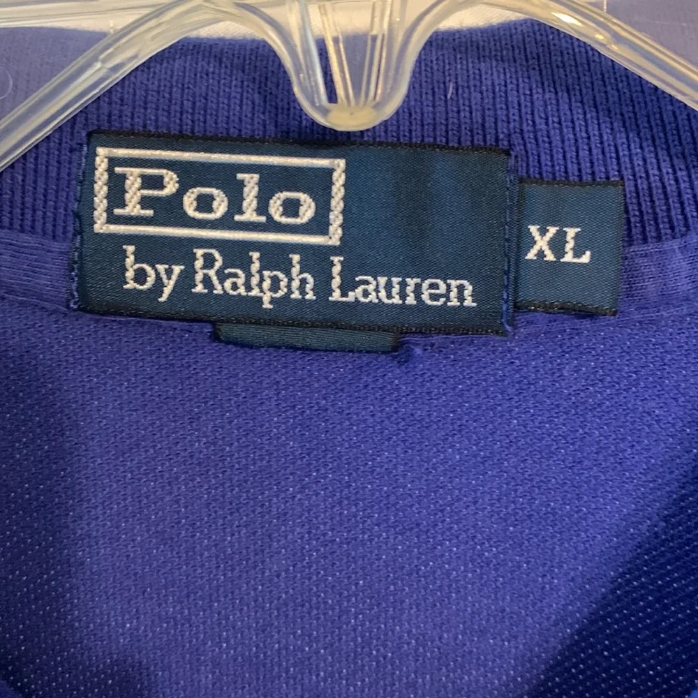 Polo Ralph Lauren Men’s Size XL Purple Short Sleeve Cotton Pullover Golf Shirt